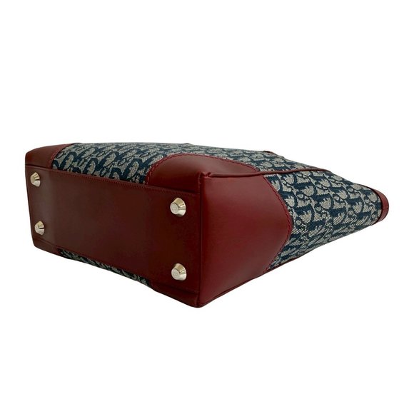 DIOR Blue Leather Tote Bag - Picture 8 of 10